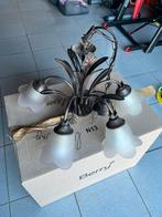 Verlichting plafondlamp + 2 wandlampen, Huis en Inrichting, Ophalen, Zo goed als nieuw, Glas