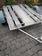 Platte aanhangwagen, Auto diversen, Aanhangers en Bagagewagens, Ophalen, Gebruikt