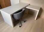 Mooie witte bureau IKEA, Huis en Inrichting, Bureaus, Ophalen, Bureau