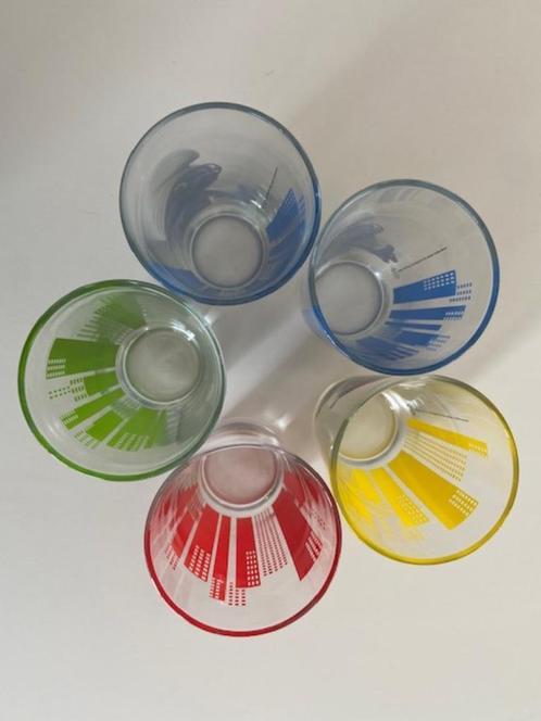 5 verres Schtroumpfs, Verzamelen, Smurfen, Zo goed als nieuw, Gebruiksvoorwerp, Verschillende Smurfen, Ophalen of Verzenden
