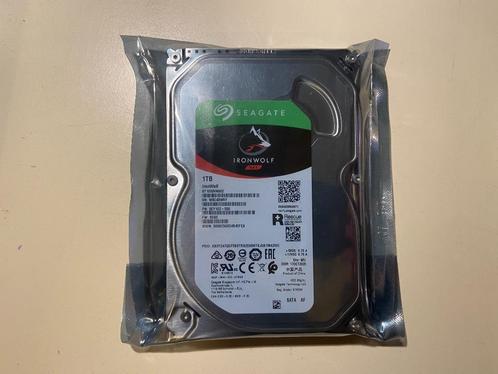 Seagate Ironwolf 1tb NAS HDD *ST1000VN002* NIEUW, Computers en Software, Harde schijven, Nieuw, Desktop, HDD, NAS, Ophalen of Verzenden