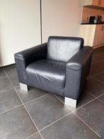 Leren fauteuil, Huis en Inrichting, Fauteuils, Ophalen, Gebruikt, Leer