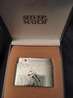2 nieuw vintage retro gas aanstekers Silver match compleet, Ophalen of Verzenden, Nieuw, Aansteker