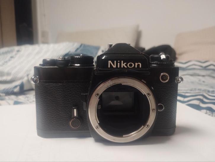 Nikon FE, Audio, Tv en Foto, Fotocamera's Analoog, Gebruikt, Nikon, Ophalen of Verzenden