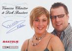 (m135) Vanessa Chinitor, Dirk Bauters, gesigneerde promofoto, Envoi, Utilisé
