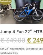 Vélo 22 pouces pour garçons Jump 4 Fun, Vélos & Vélomoteurs, Enlèvement, Utilisé, 20 pouces ou plus, Jump 4 fun