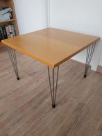 Table d'appoint en hêtre et métal, Maison & Meubles, Enlèvement ou Envoi, Utilisé