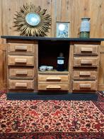 Ancien  meuble de metier en chene, Maison & Meubles, 25 à 50 cm, Moins de 100 cm, Vintage, 100 à 150 cm