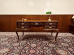 Klassieke Engelse Rozenhouten Schrijftafel, Antiek en Kunst, Ophalen of Verzenden