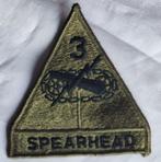 écusson tissu US Spearhead, Ophalen of Verzenden, Landmacht, Overige typen