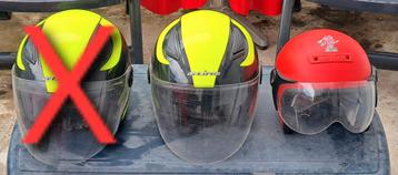 Casque moto scooter quad homologué (voir description), Enlèvement ou Envoi, Seconde main, L, Enfants