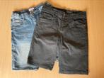 2 shorts jeans, Jongen, Gebruikt, Ophalen of Verzenden, Broek