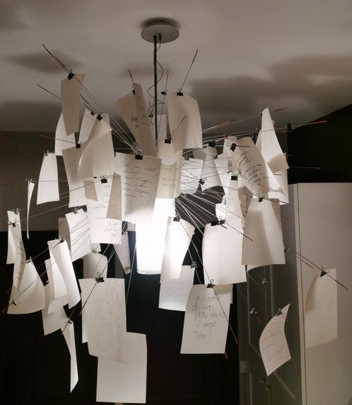 Lustre Zettel’Z 6 ingo Maurer, Huis en Inrichting, Lampen | Hanglampen, Gebruikt, Ophalen