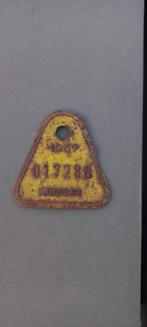 Fietsplaat 1967 Limburg, Ophalen