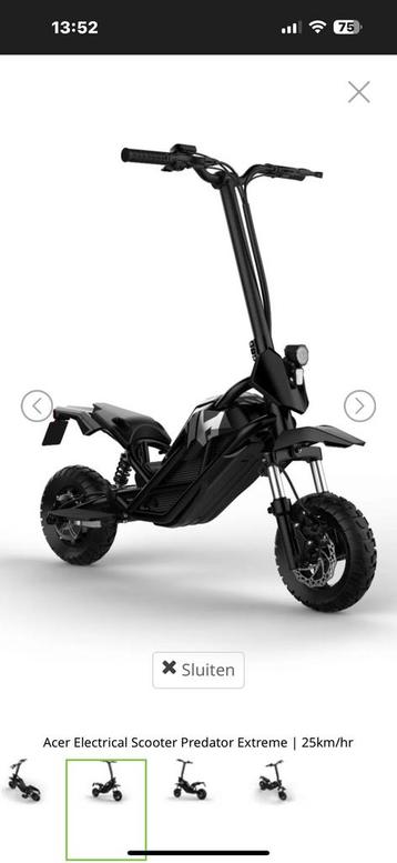 E step Acer predator extreme off road (nieuw) beschikbaar voor biedingen