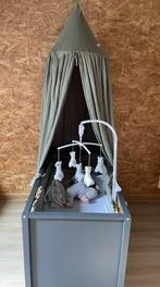 Quax babybed + verzorgingstafel + hemel, Kinderen en Baby's, Gebruikt, 140 tot 160 cm, Minder dan 70 cm, Ophalen