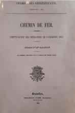 1854+Chemin de fer+SNCB+SNCV+Vicinal+Tableaux, Collections, Carte ou Gravure, Utilisé, Enlèvement ou Envoi, Train