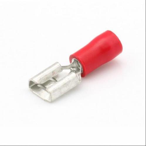 VLAKSTEKERHULS ROOD 6,4X0,8 50 STUKS, Auto diversen, Autogereedschap, Nieuw, Ophalen of Verzenden