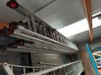 proffesionele ladder met koord, Ophalen, Zo goed als nieuw, Ladder, 4 meter of meer