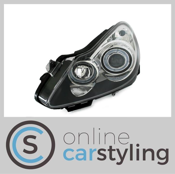 Angel Eyes Koplampen Opel Corsa D, Auto-onderdelen, Verlichting, Opel, Nieuw, Ophalen of Verzenden