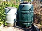 2 tonneaux en plastique pour la recuperation d'eau de pluie, Tuin en Terras, Regentonnen, Ophalen, Overige materialen, Gebruikt