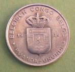 1958 1 franc Congo Belge, Postzegels en Munten, Munten | België, Metaal, Losse munt, Verzenden