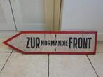 Duits richtingbord uit de Tweede Wereldoorlog: ZUR NORMANDIE, Verzenden
