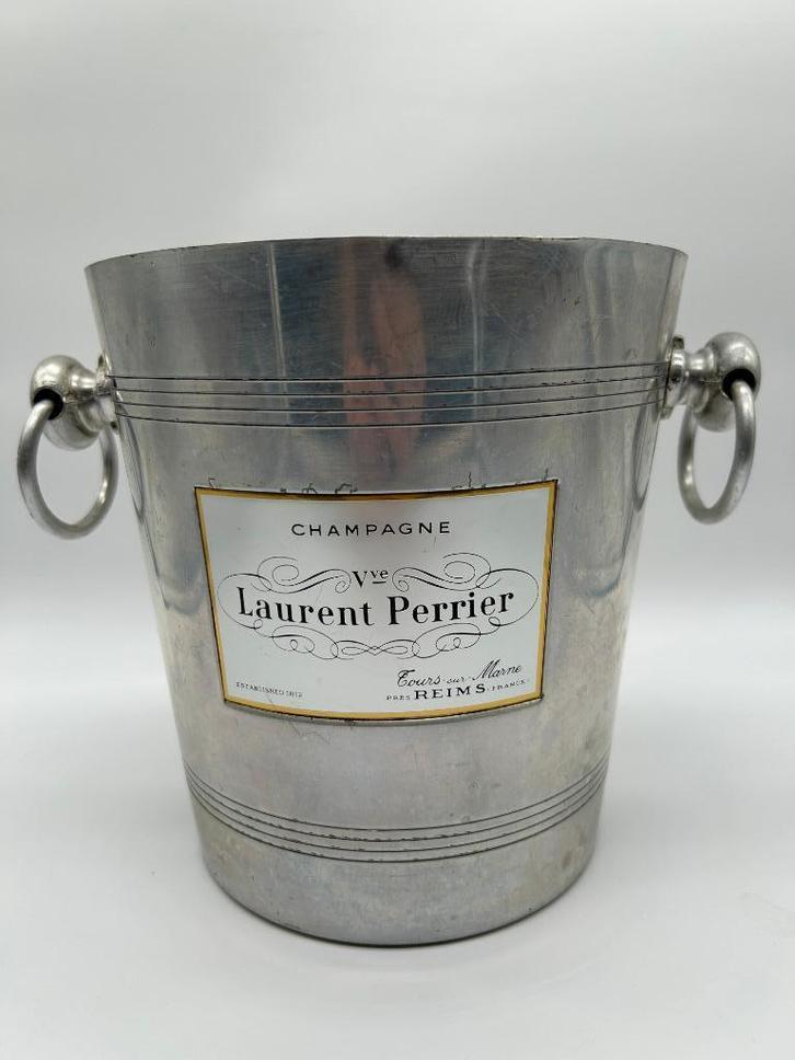 Seau à champagne Laurent-Perrier, Collections, Marques & Objets publicitaires, Utilisé, Autres types, Enlèvement ou Envoi