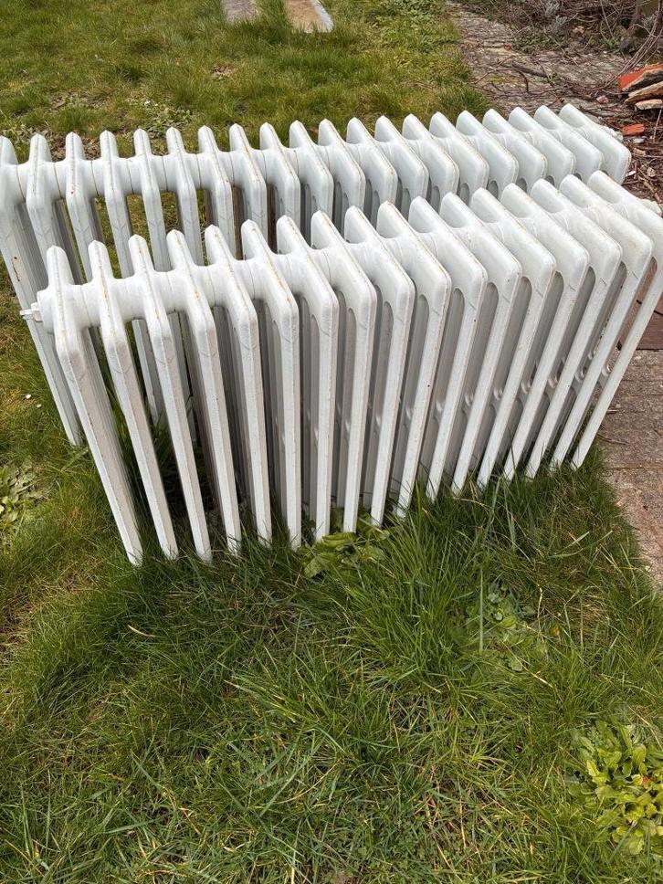 6 radiateurs en fonte vintage, Bricolage & Construction, Chauffage & Radiateurs, Utilisé, Radiateur, 800 watts ou plus, 30 à 80 cm