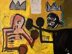 Jean-Michel Basquiat: lithografie verkocht ingelijst, Ophalen of Verzenden