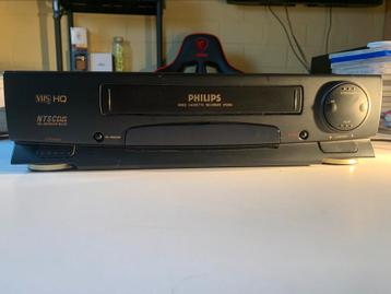 PHILIPS vr254 55 vhs video recorder 