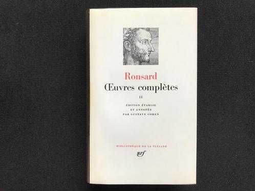 Ronsard - Œuvres Complètes T2 - La Pléiade, Boeken, Overige Boeken, Zo goed als nieuw, Ophalen of Verzenden