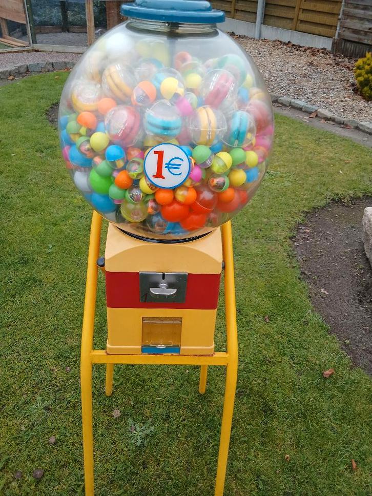 kauwgom automaat & capsule automaat & Distributeur a boules, Verzamelen, Automaten | Gokkasten en Fruitautomaten, Zo goed als nieuw