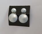 blauw grijze parel oorbellen, Overige materialen, Nieuw, Ophalen of Verzenden, Grijs