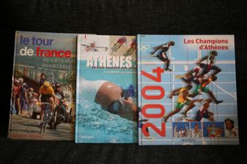 Lot livres jeux olympiques et tour de France 