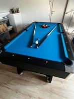 Pooltafel afmetingen 213x122x79cm met accessoires, Sport en Fitness, Biljarten en Poolen, Ophalen, Pooltafel