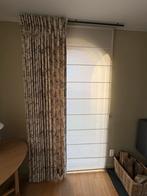 Gordijnen met bliemenpatroon incl zonnewering, Ophalen, Zo goed als nieuw