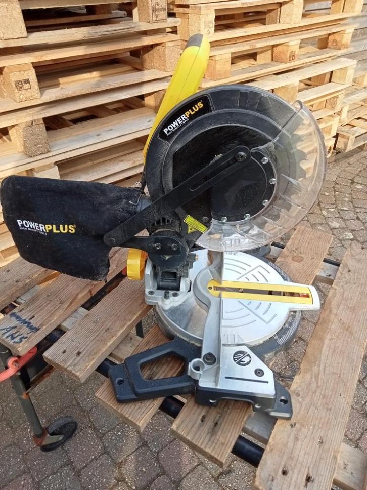Afkortzaag,verstekzaag Power Plus, Doe-het-zelf en Bouw, Gereedschap | Zaagmachines, Nieuw, Afkortzaag, 1200 watt of meer, Ophalen