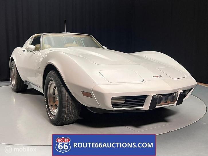 Chevrolet Corvette C3 | 1977 | Route 66 Auctions, Auto's, Oldtimers, Bedrijf, Te koop, Chevrolet, Benzine, Overige carrosserie