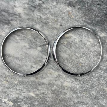 VW Type 14 Karmann Ghia Koplampringen chroom Hella Paar USA beschikbaar voor biedingen