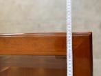 Salontafel in kerselaar met afgeschuind glas, Huis en Inrichting, Tafels | Salontafels, 50 tot 100 cm, Minder dan 50 cm, 100 tot 150 cm