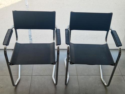 Mod Carla stoelen , Marcel Breuer 4 chroom buisframe stoel, Huis en Inrichting, Stoelen, Zo goed als nieuw, Ophalen