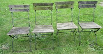 chaises pliantes de jardin de café et de bistrot 
