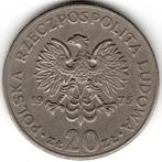 Polen : 20 Zlotych 1975 Brede Listel  Y#69  Ref 14478, Postzegels en Munten, Munten | Europa | Niet-Euromunten, Ophalen of Verzenden