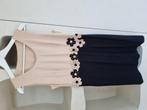 Jurk met bijpassende blazer maat 40/L, ANDERE, Beige, Maat 42/44 (L), Ophalen of Verzenden