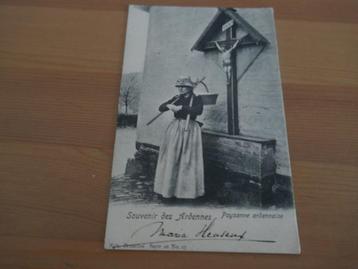 souvenir des Ardennes paysanne ardennaise, Enlèvement ou Envoi, Affranchie, Ville ou Village