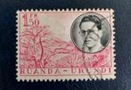 Postzegel Ruanda-Urundi OBP 196, Postzegels en Munten, Ophalen of Verzenden, Gestempeld