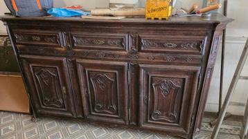 buffet ancien style Louis XIII, Enlèvement, Utilisé, Chêne