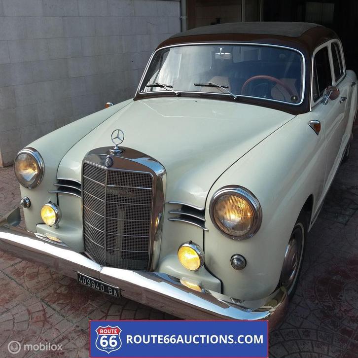 Mercedes-Benz 190D Ponton | 1959 | Route 66 Auctions, Autos, Oldtimers & Ancêtres, Entreprise, Achat, Mercedes-Benz, Essence, Autre carrosserie