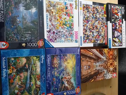 Puzzels en puzzelmap disney - pokemon - dragonball z, Hobby & Loisirs créatifs, Sport cérébral & Puzzles, Comme neuf, Puzzle, 500 à 1500 pièces